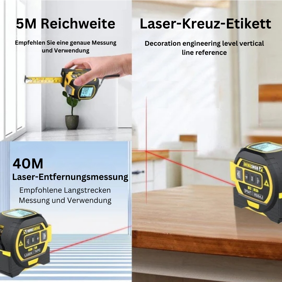 MultiMetric™ 3 in 1 Laser-Messband