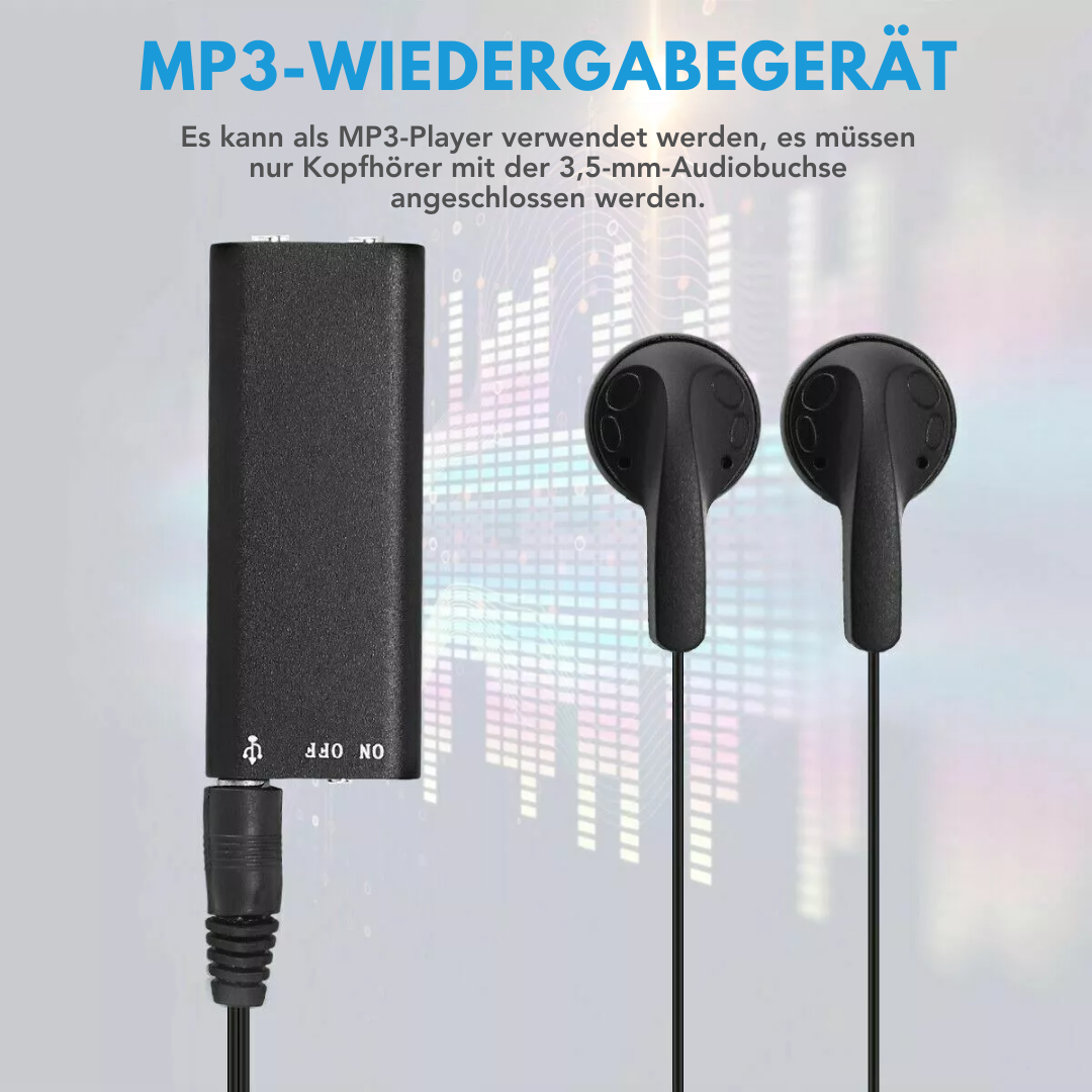 MicroSpy™ | Spionage-Sprachrekorder