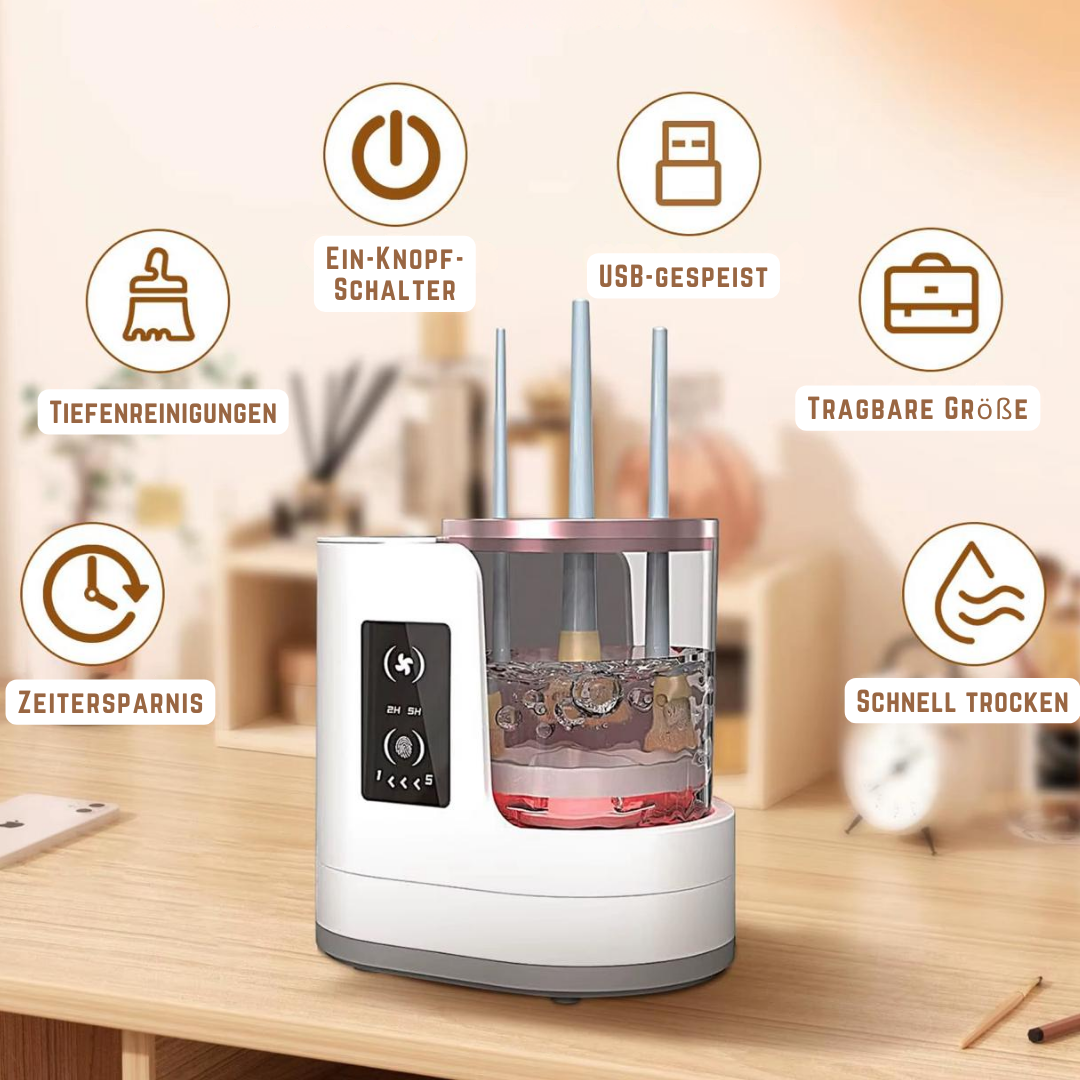 Brushette™ | 3-in-1 Makeup-Pinselreiniger