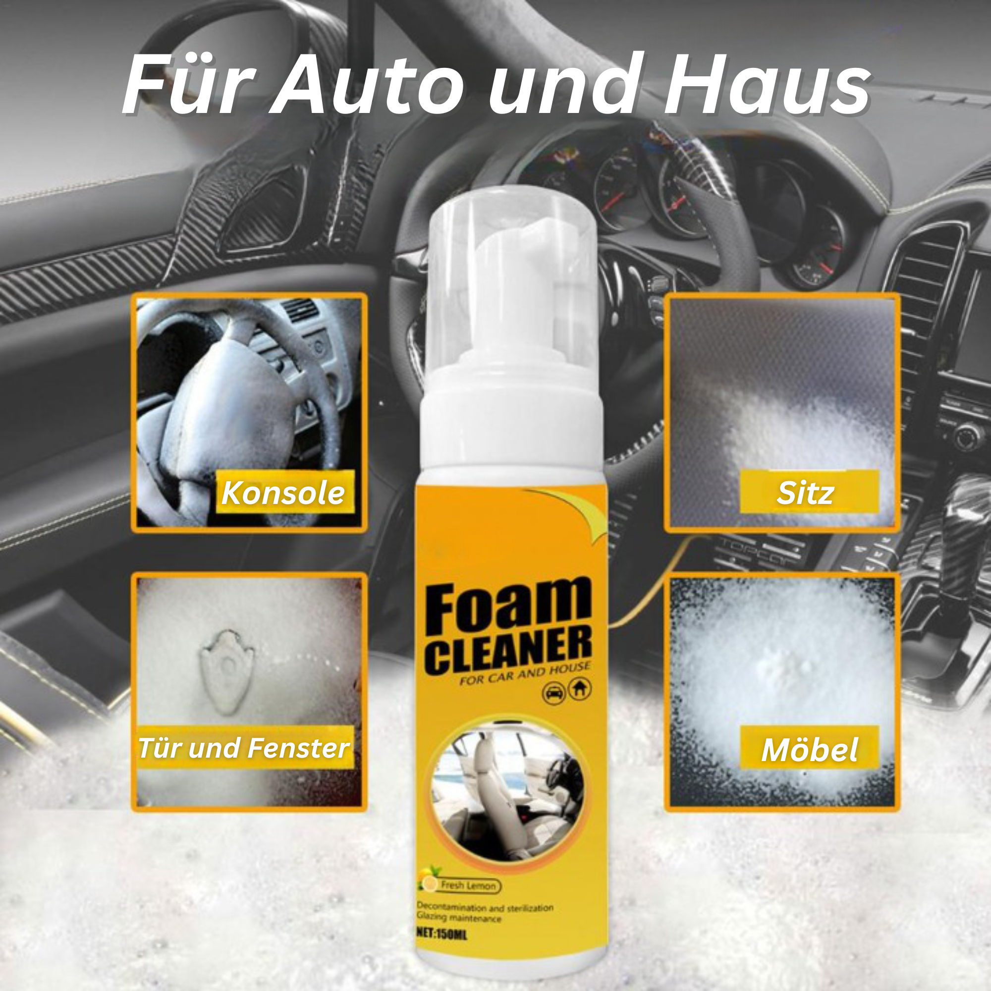 CleanX™️ I Reinigungsspray auf Schaumbasis