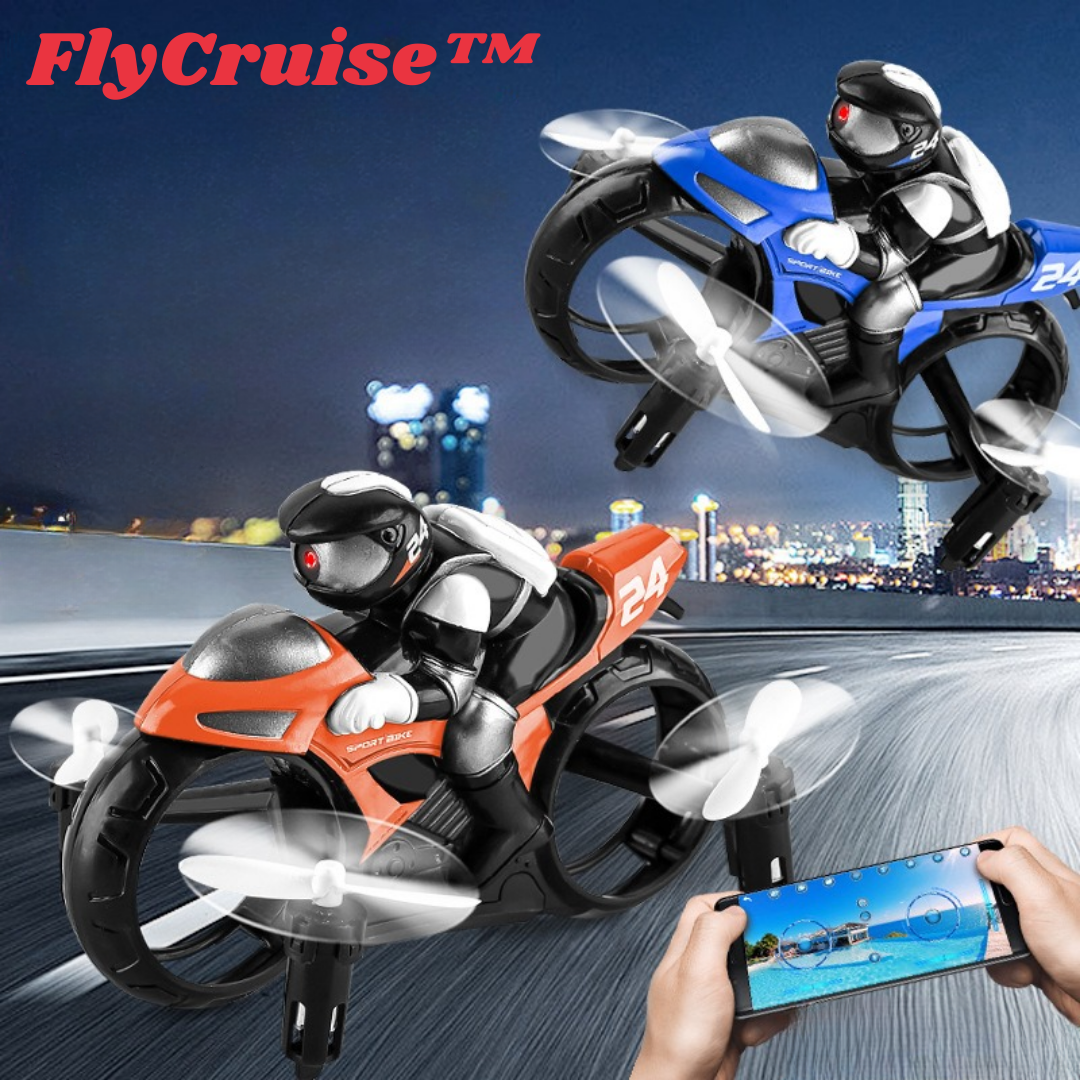 FlyCruise™ Fliegende Motorrad-Drohne
