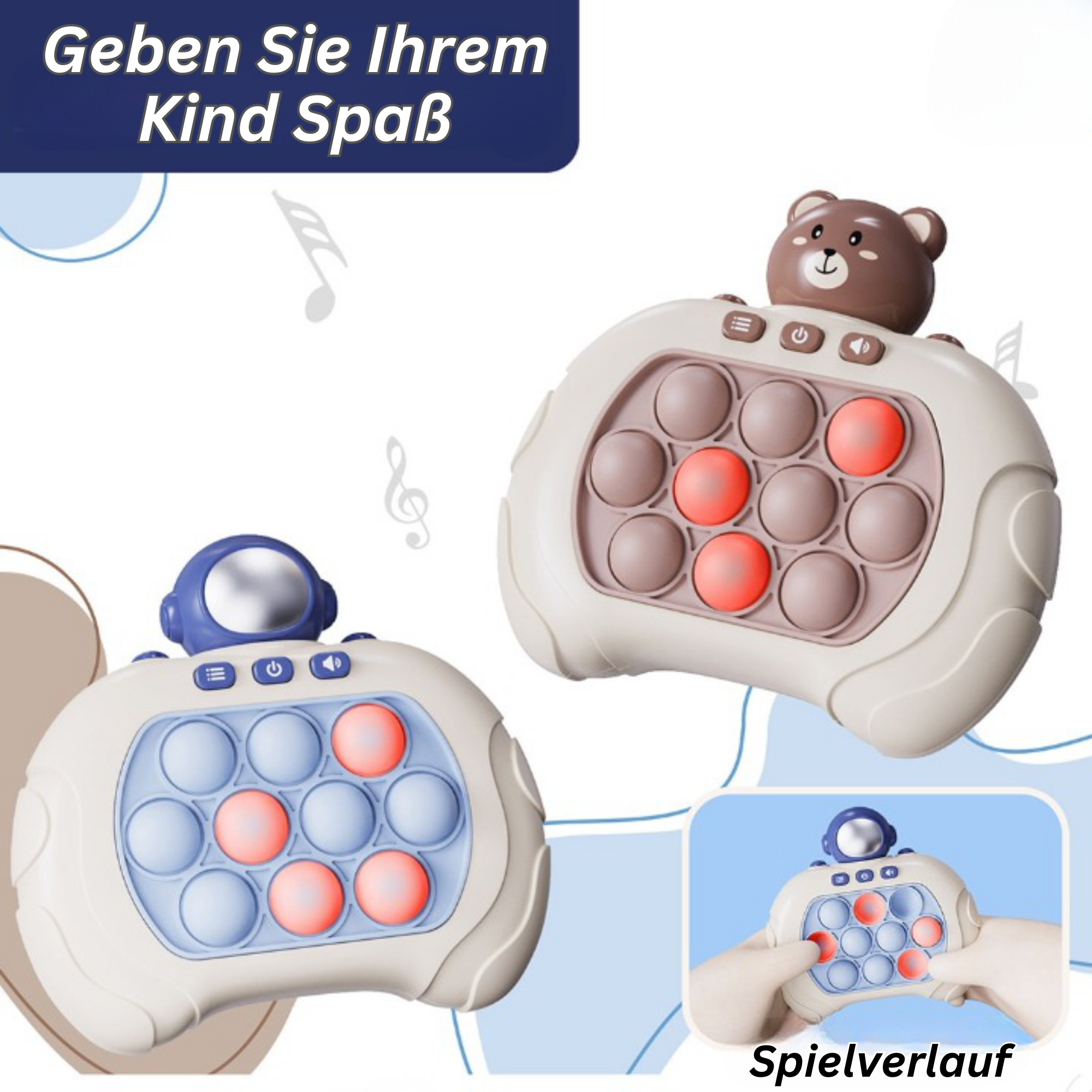 PopPlay™️ I Automatische Pop-Presse Spielzeug