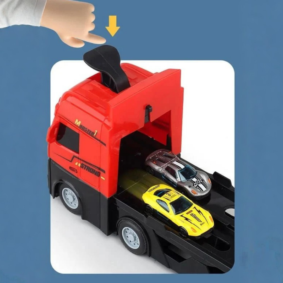 Trackzeno™ - Klappbarer Autotransporter LKW Spielzeug