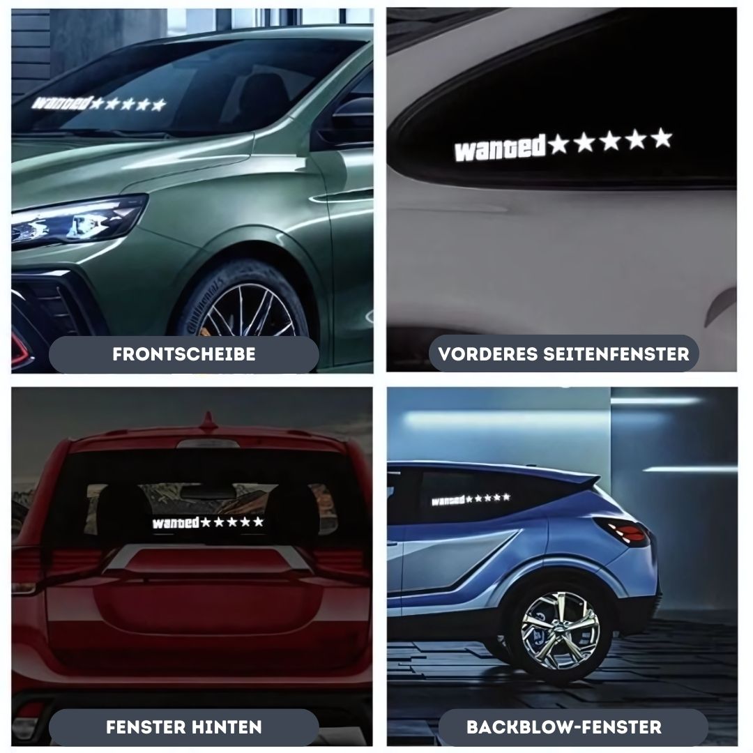 ThugLite™ LED Auto gesucht Aufkleber