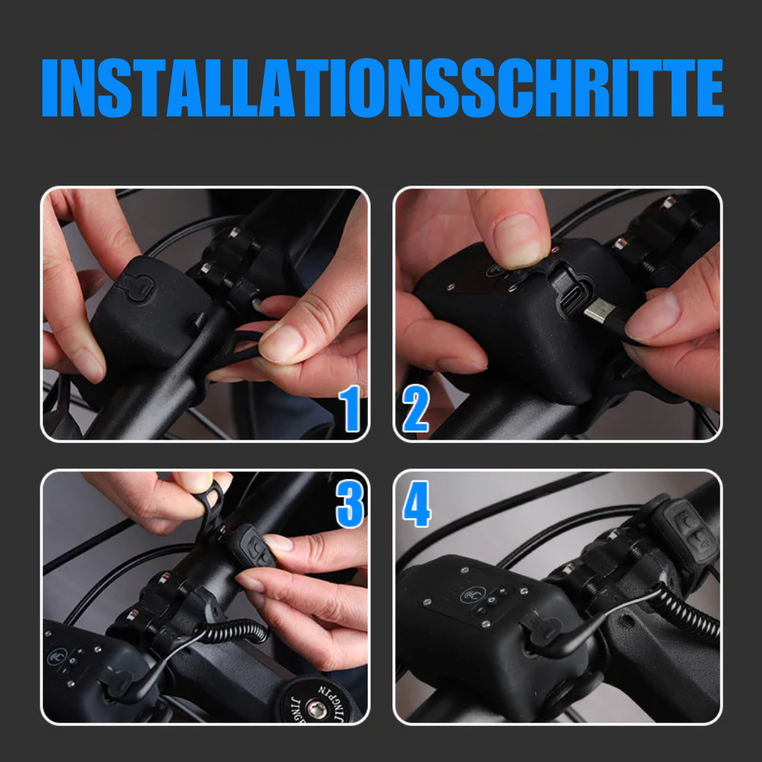VoltHorn™ - Fahrradscheinwerfer mit Hupe