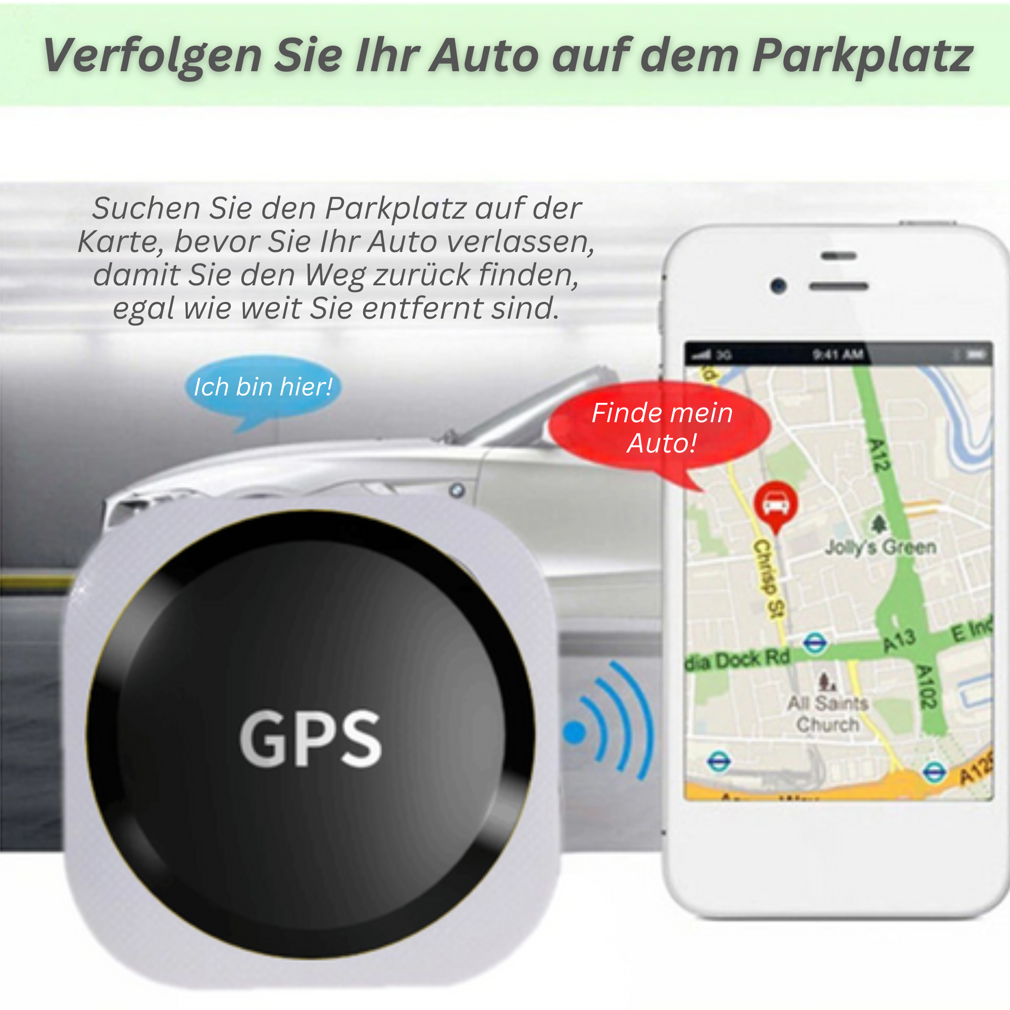 GPSafe™️ I Mini-GPS-Ortungsgerät (1+1 GRATIS)