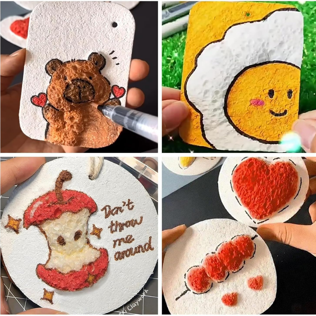 PuffArt™ - 3D-Schaumstoff-Malpapier (1+1 GRATIS)