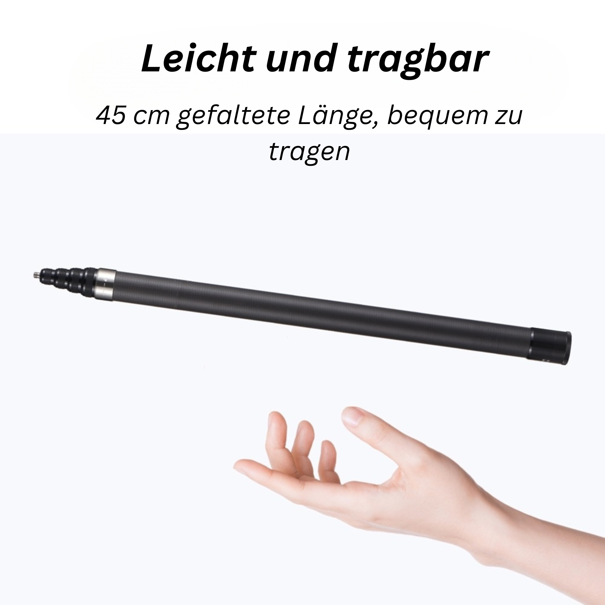 InstaFlair™️ I Unsichtbarer verlängerter Selfie-Stick für insta360