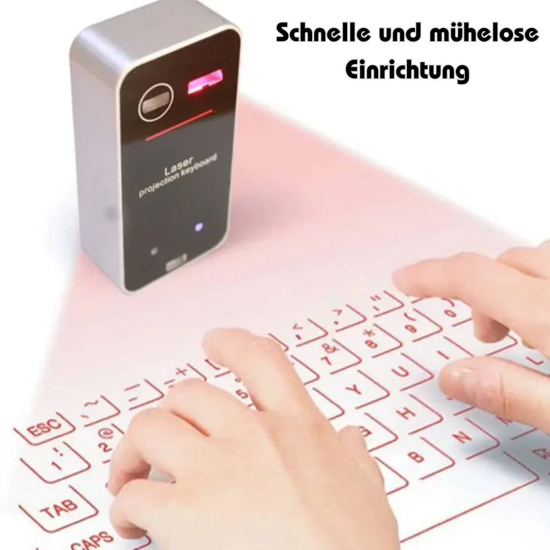 LaserType™ Tragbare Laser-Tastatur
