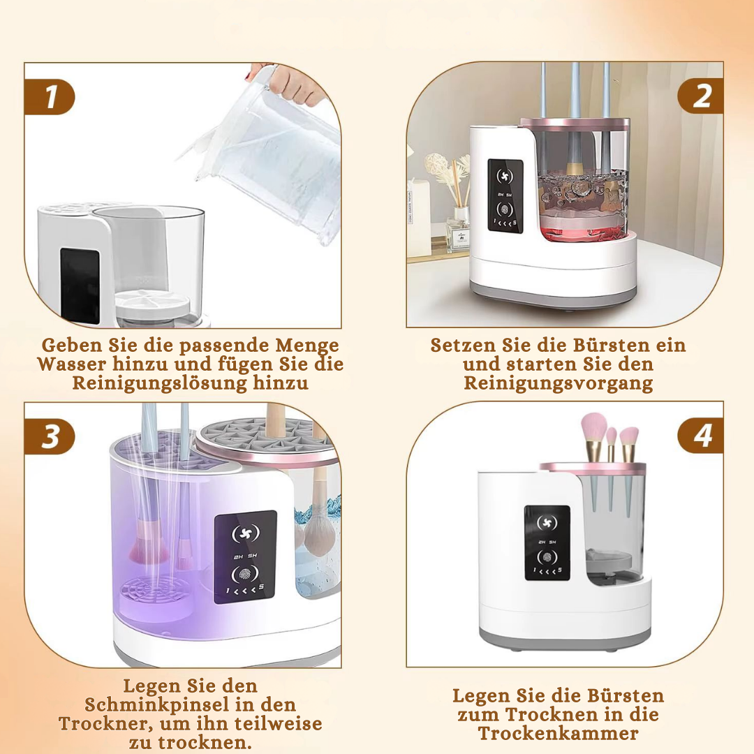 Brushette™ | 3-in-1 Makeup-Pinselreiniger