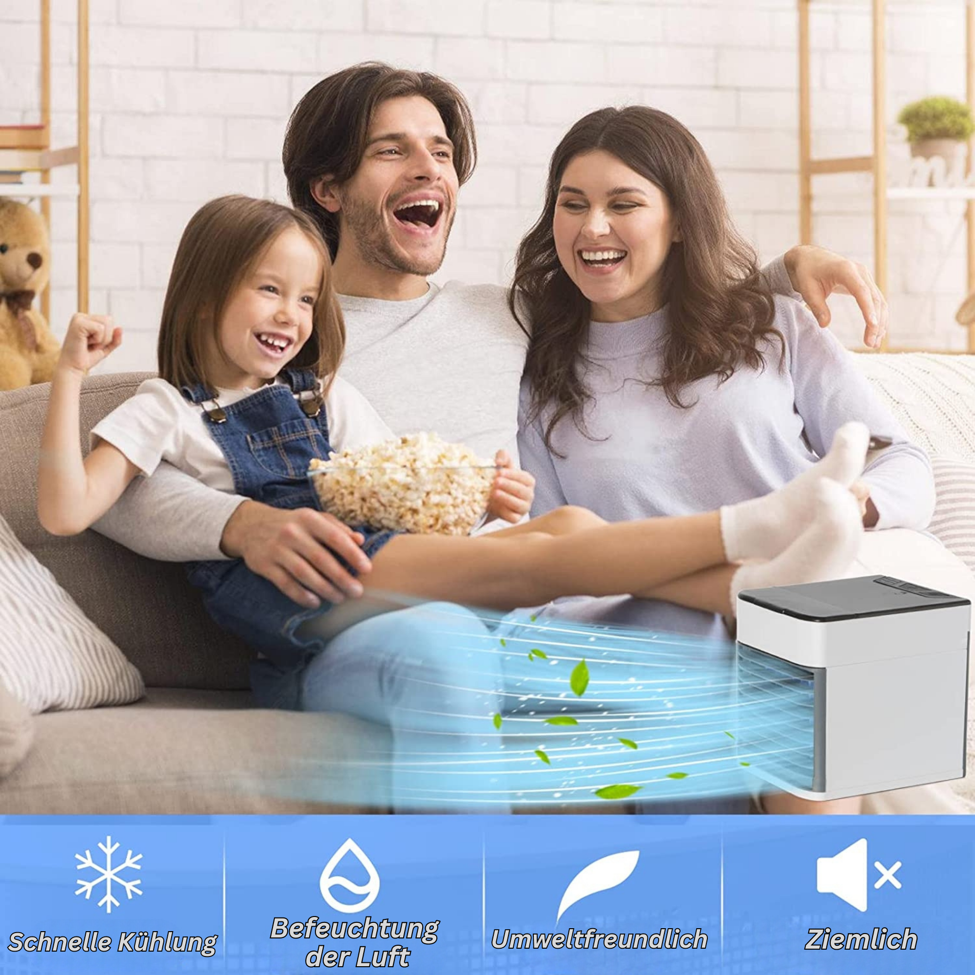 CoolBlast™️ I Tragbare Mini-Klimaanlage