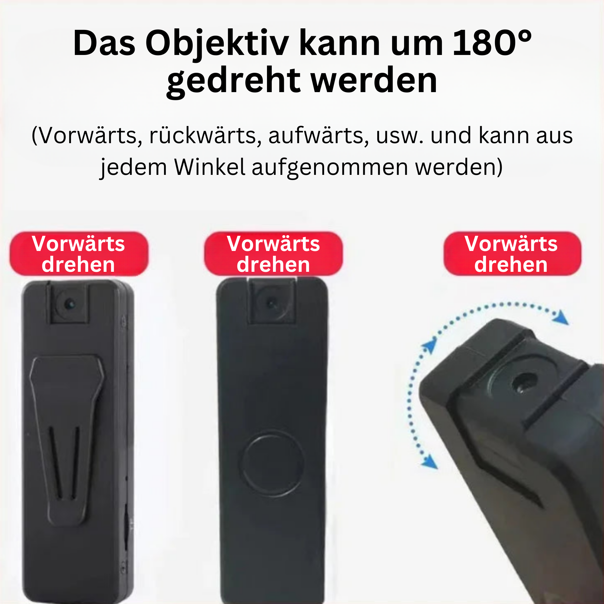 SpyView™️ I Tragbarer Videokamerarekorder