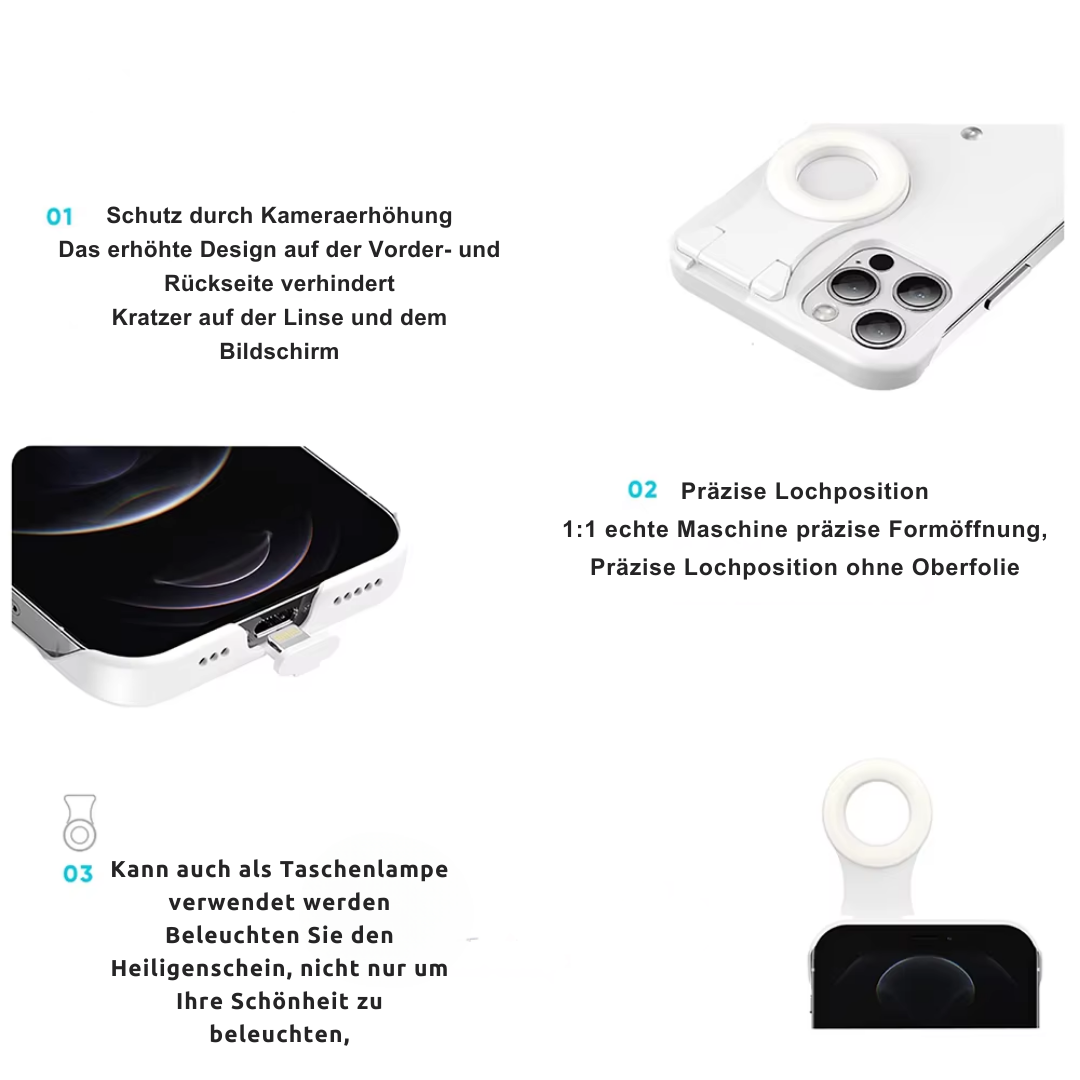 GlowSnap™ Selfie-Fülllicht-Handyhülle