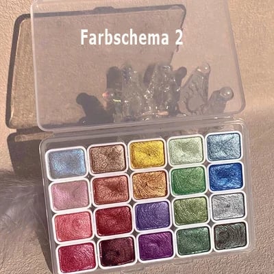 AquaCraft™ - 20 Farben Aquarell Malkasten