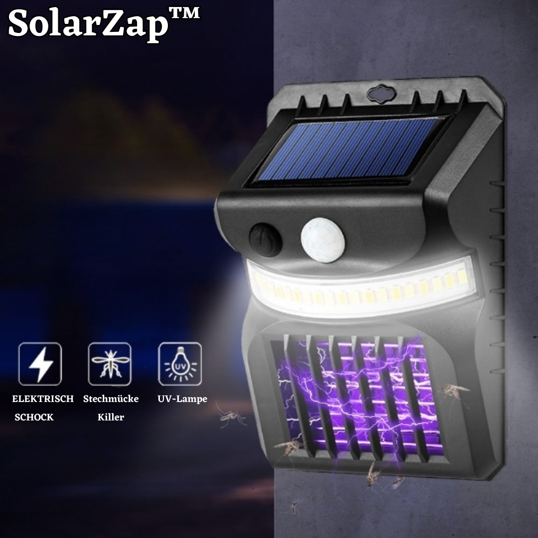 SolarZap™ Solar Mückenvernichter-Wandlampe