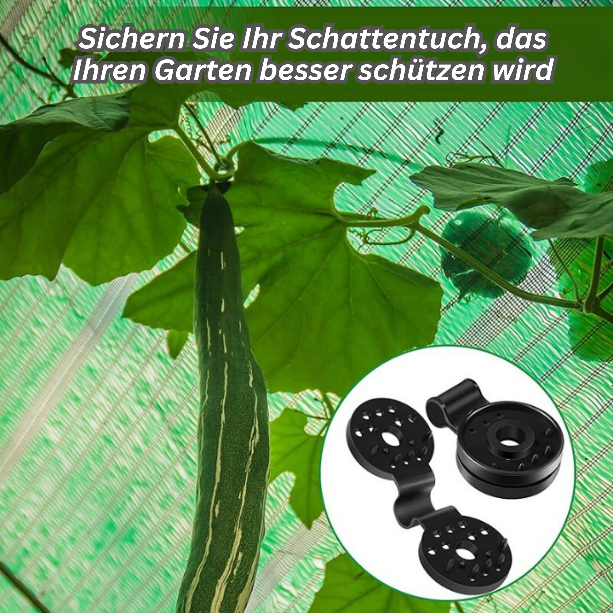 SunClip™ I Kunststoffklammer für Schattentuch (1+1 Satz GRATIS)