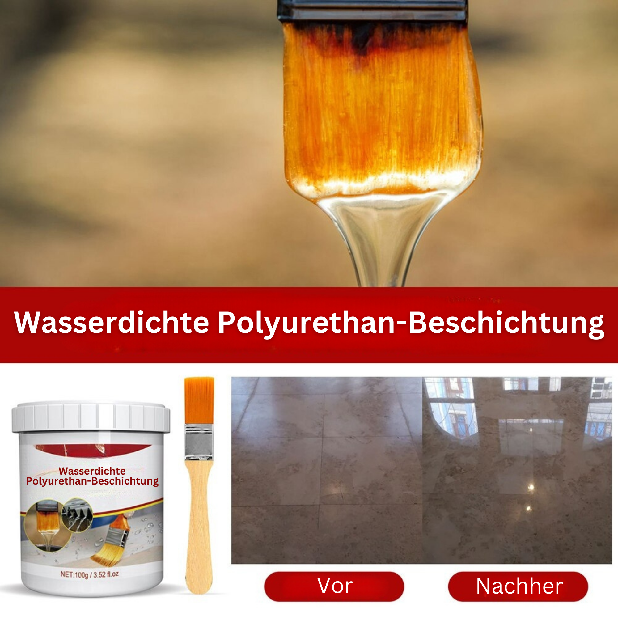 CrystalSeal™️ I Wasserdichte Polyurethan-Beschichtung