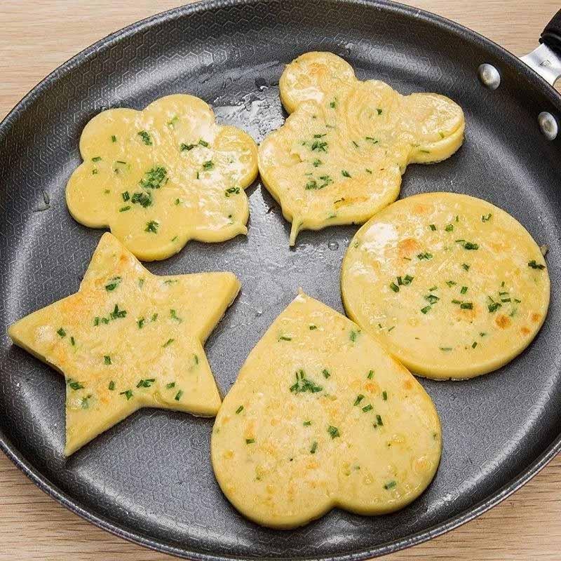 Moldy™ Spiegeleierform aus Rostfreiem Stahl (5er-Satz)