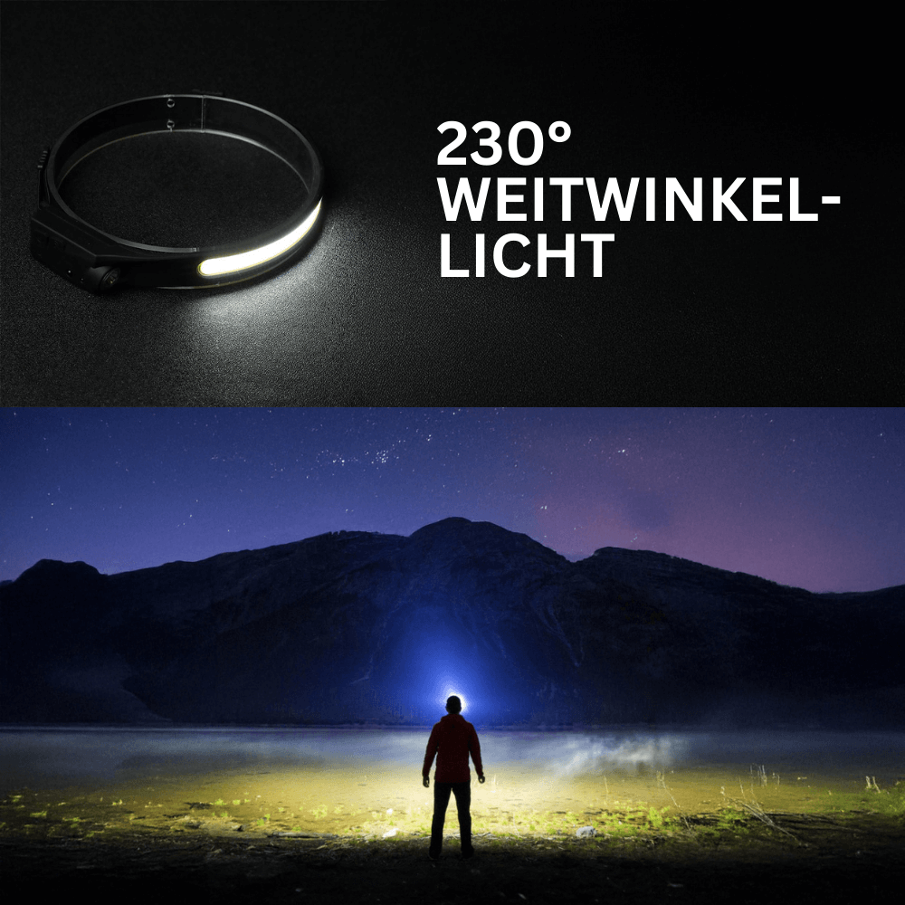 FlashWave™ - Aufladbarer LED-Kopflampe