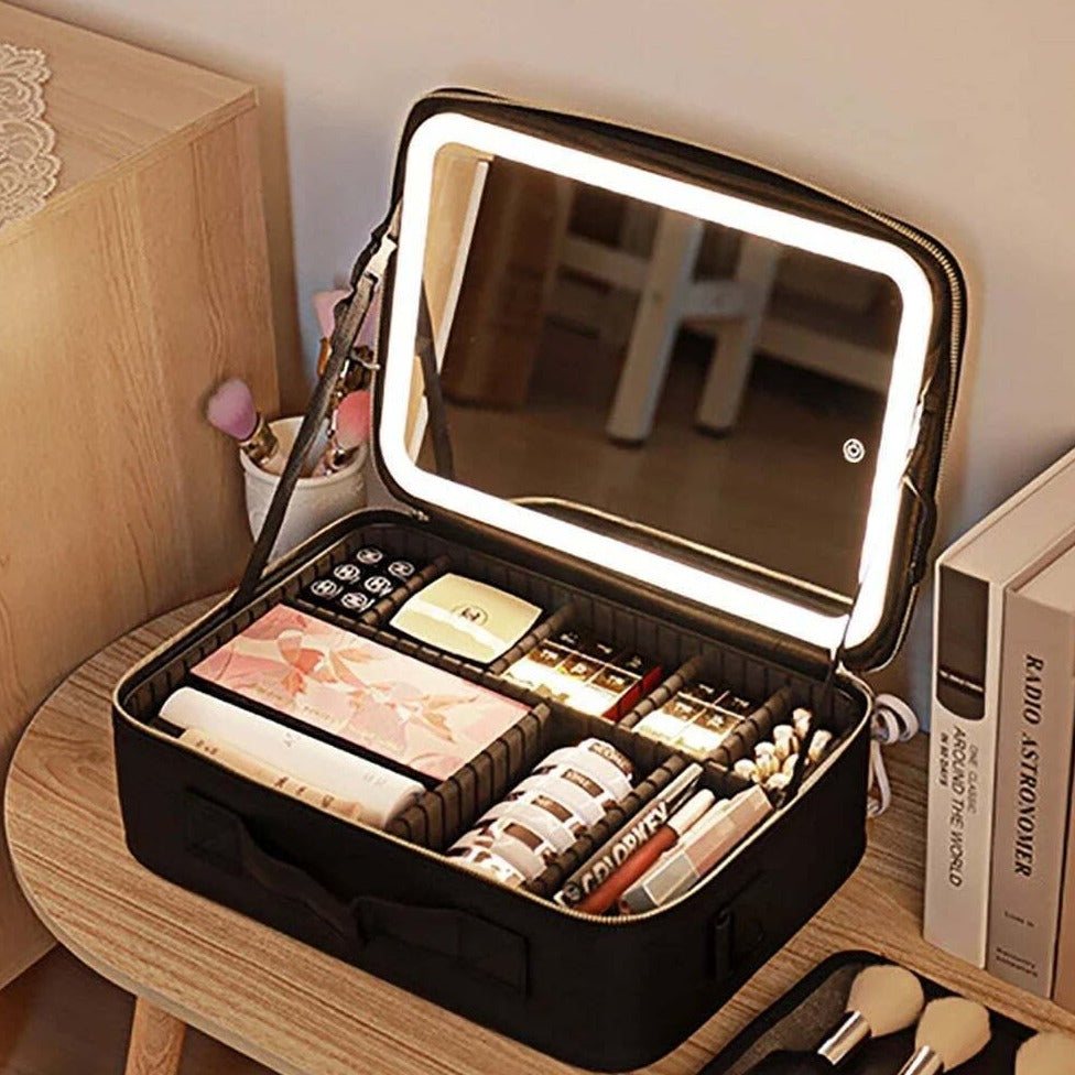 LumiCase™ - LED Spiegel Makeup Reisekoffer