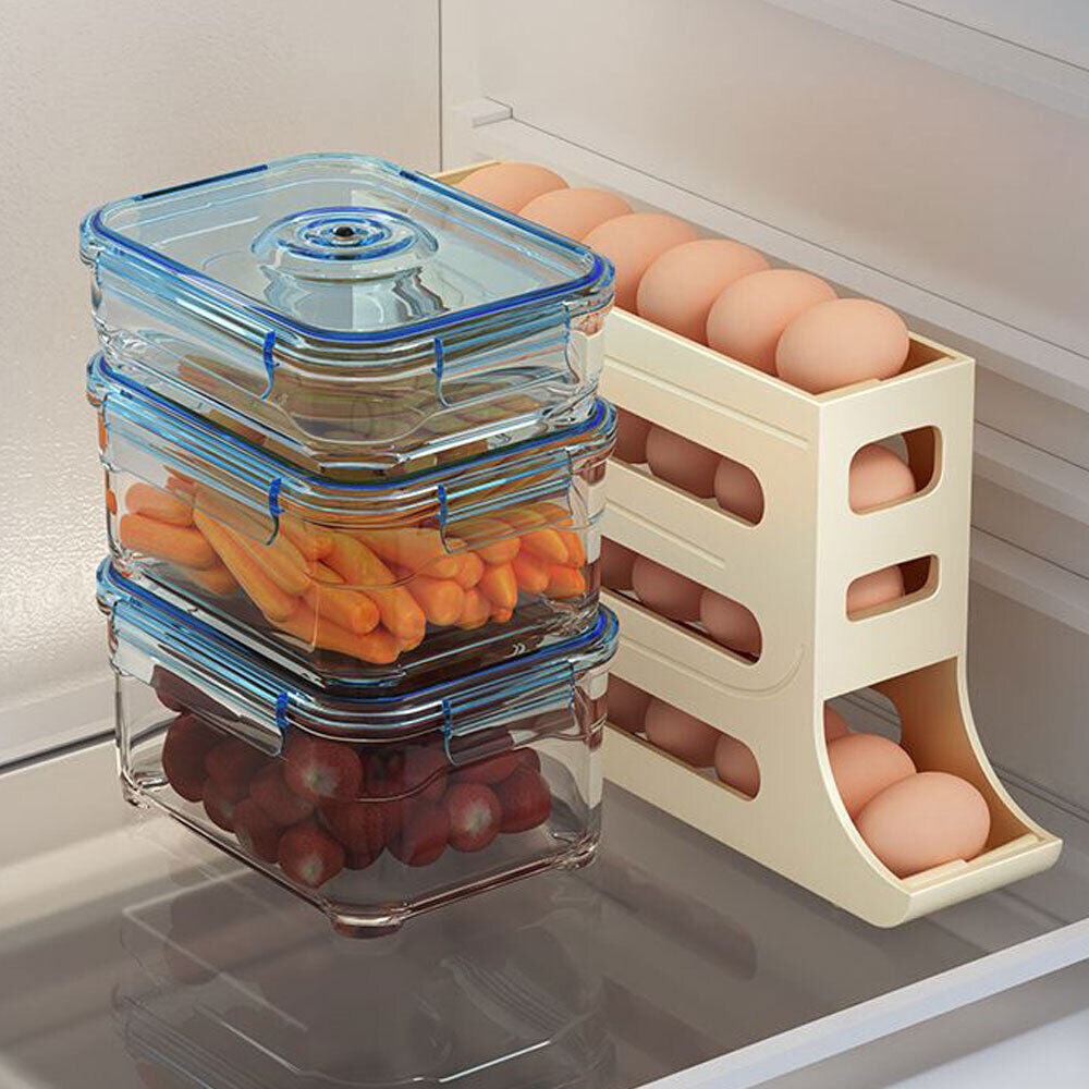 EggFlow™ - Automatisches Eier-Rollregal