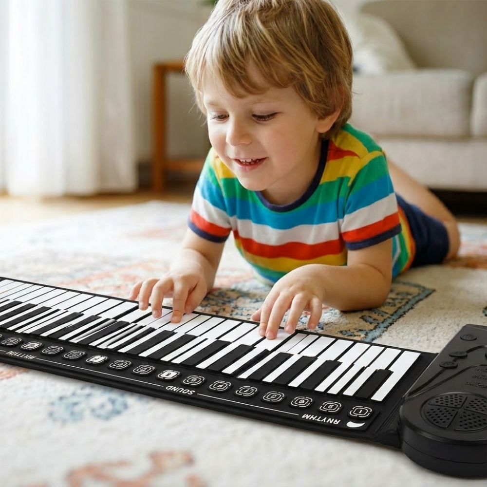 Roll-A-Piano™ - Zusammenklappbares elektronisches Klavier