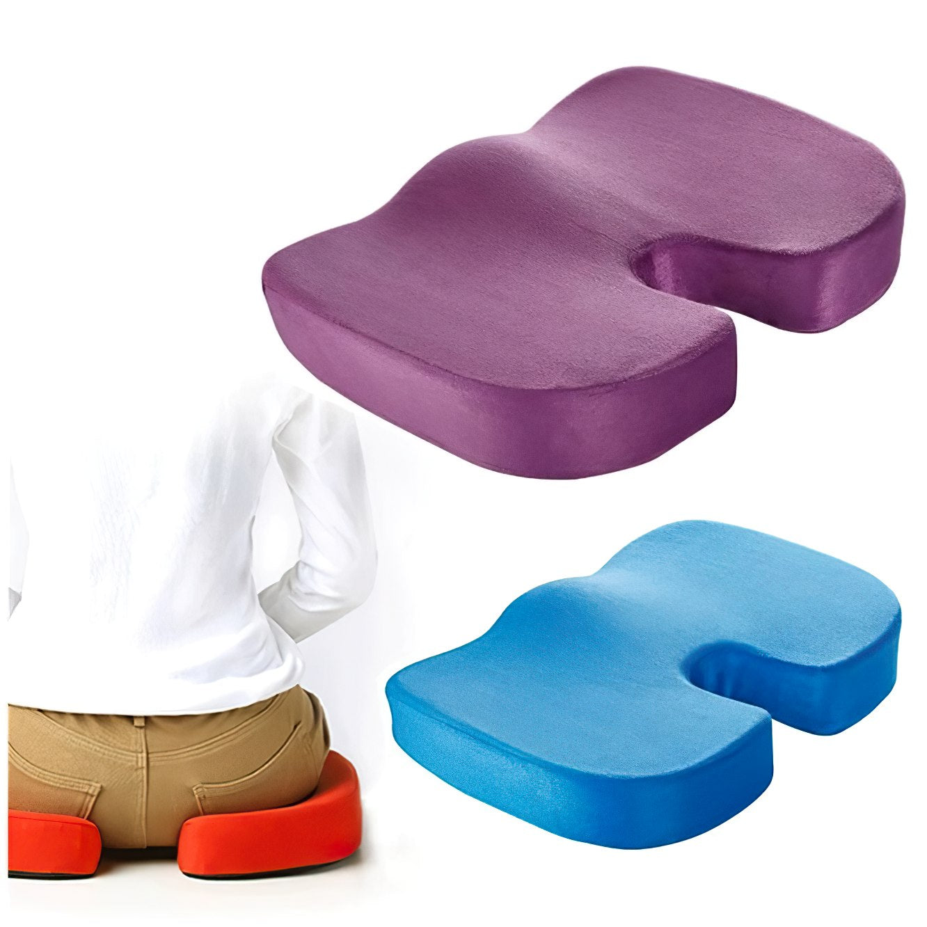 OrthoFoam™️ I Sitzkissen aus Memory-Schaumstoff