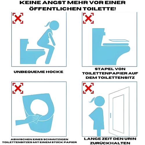CleanCover™ -Einweg-Toilettensitzbezüge (20+30 GRATIS)