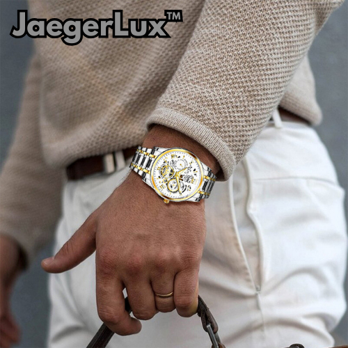 JaegerLux™ - Luxuriöse Edelstahl-Uhr