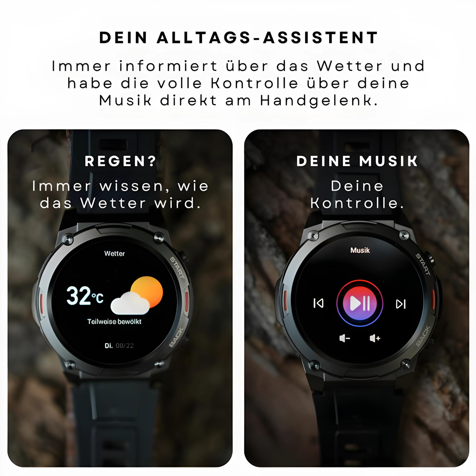 SmartSync™ - Intelligente Goliat 7 Pro Armbanduhr