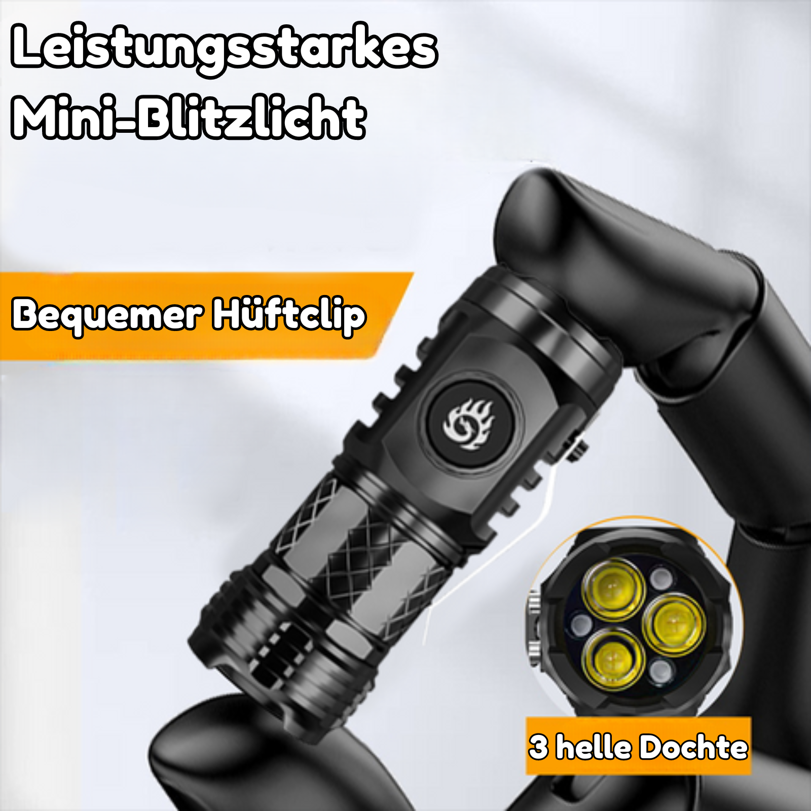 Trilight™ - Dreiäugige Mini-Taschenlampe