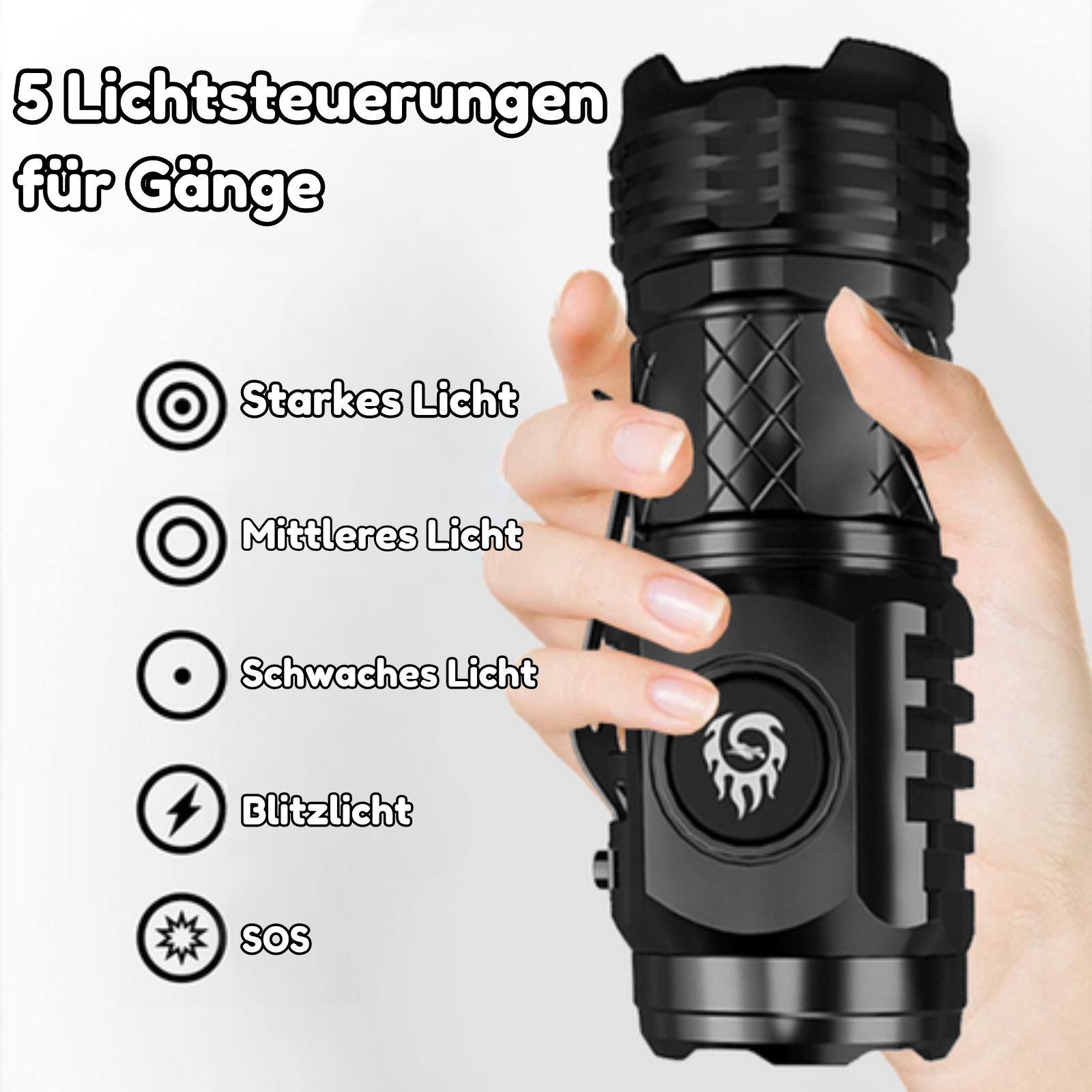 Trilight™ - Dreiäugige Mini-Taschenlampe