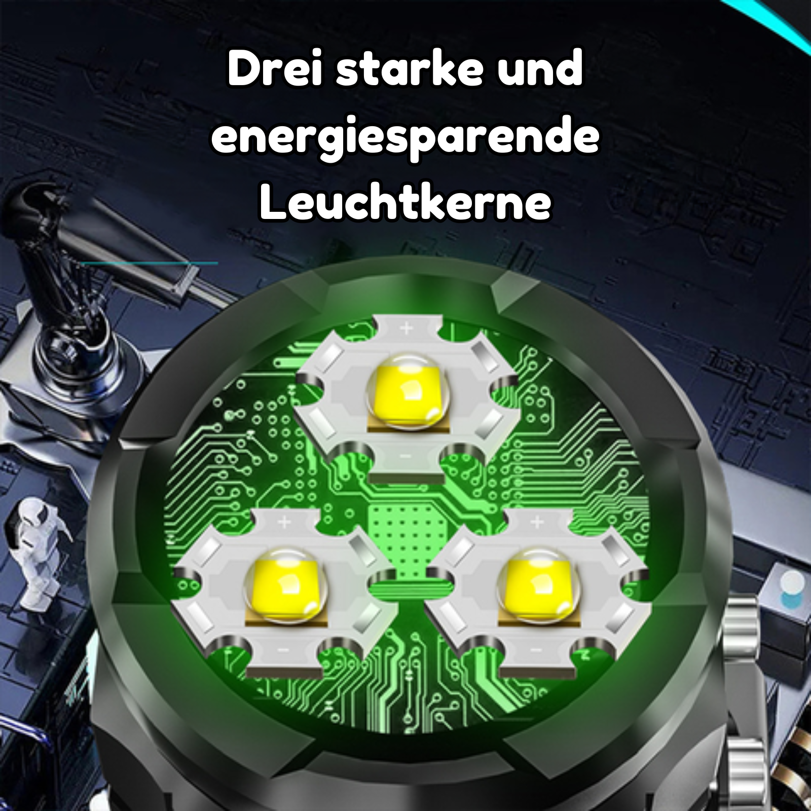 Trilight™ - Dreiäugige Mini-Taschenlampe