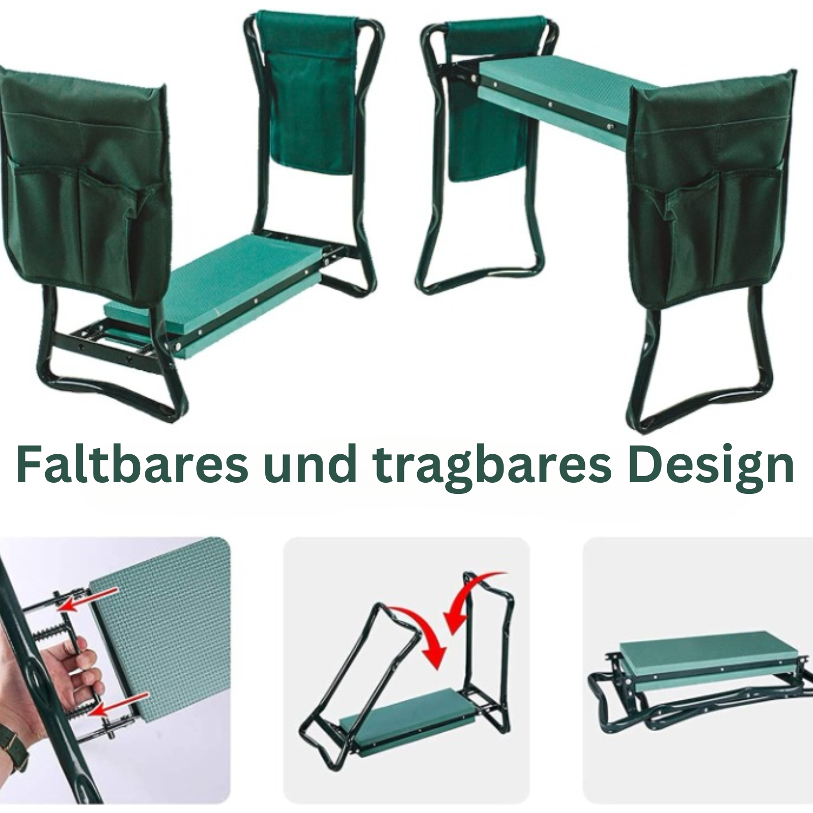 KneelKraft™ - Bequemer Garten Kniesitz