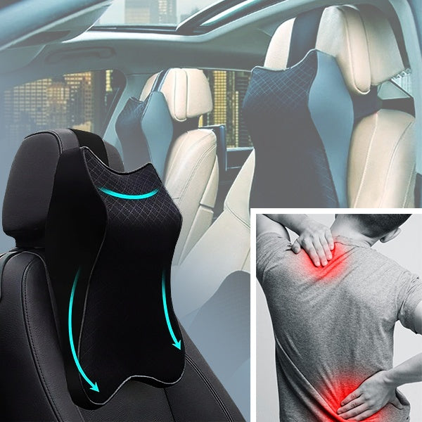 Relaxa™ - Ergonomisches Auto Nacken- und Rückenkissen