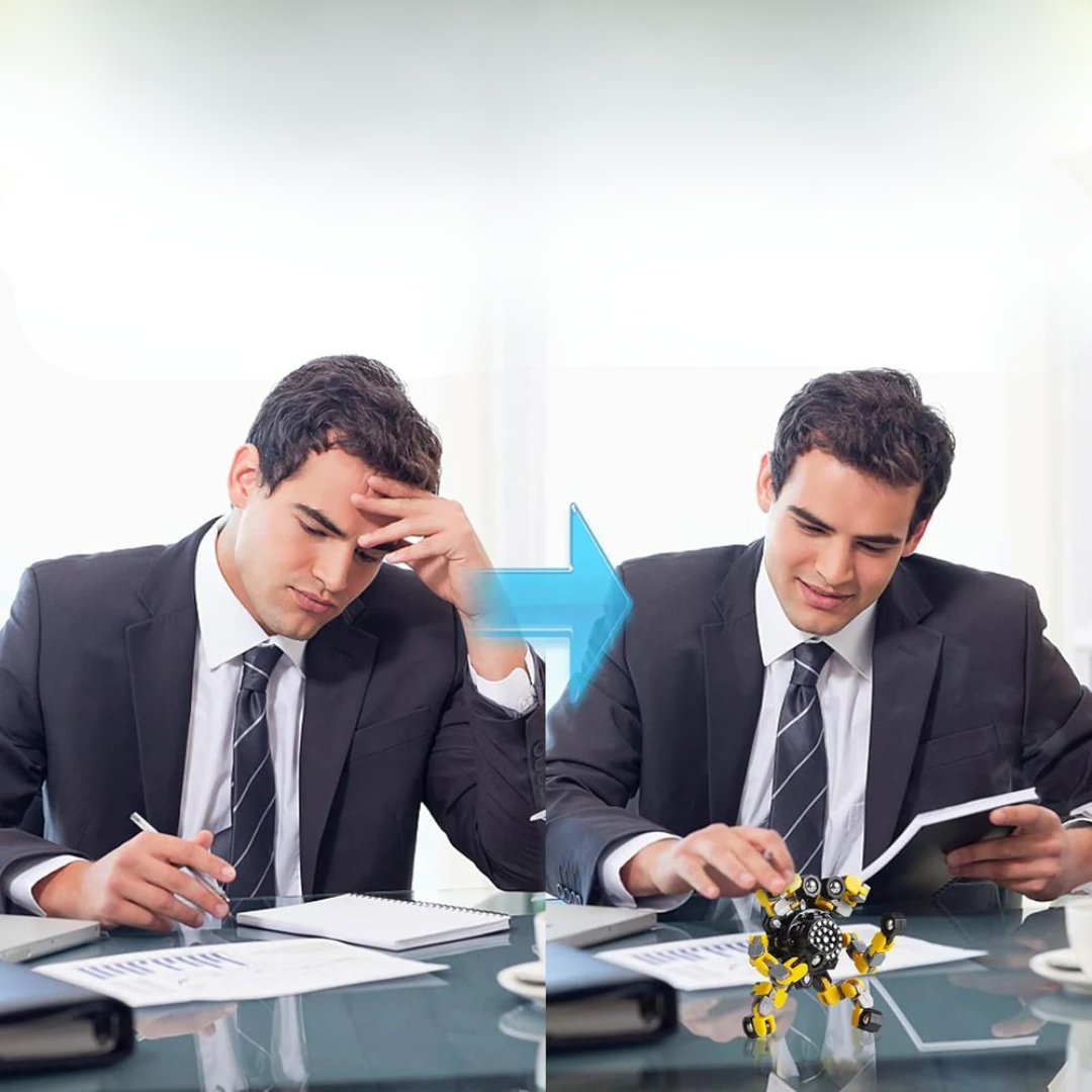 Kinetix™ – Verformter Fidget Spinner (1+1 GRATIS)