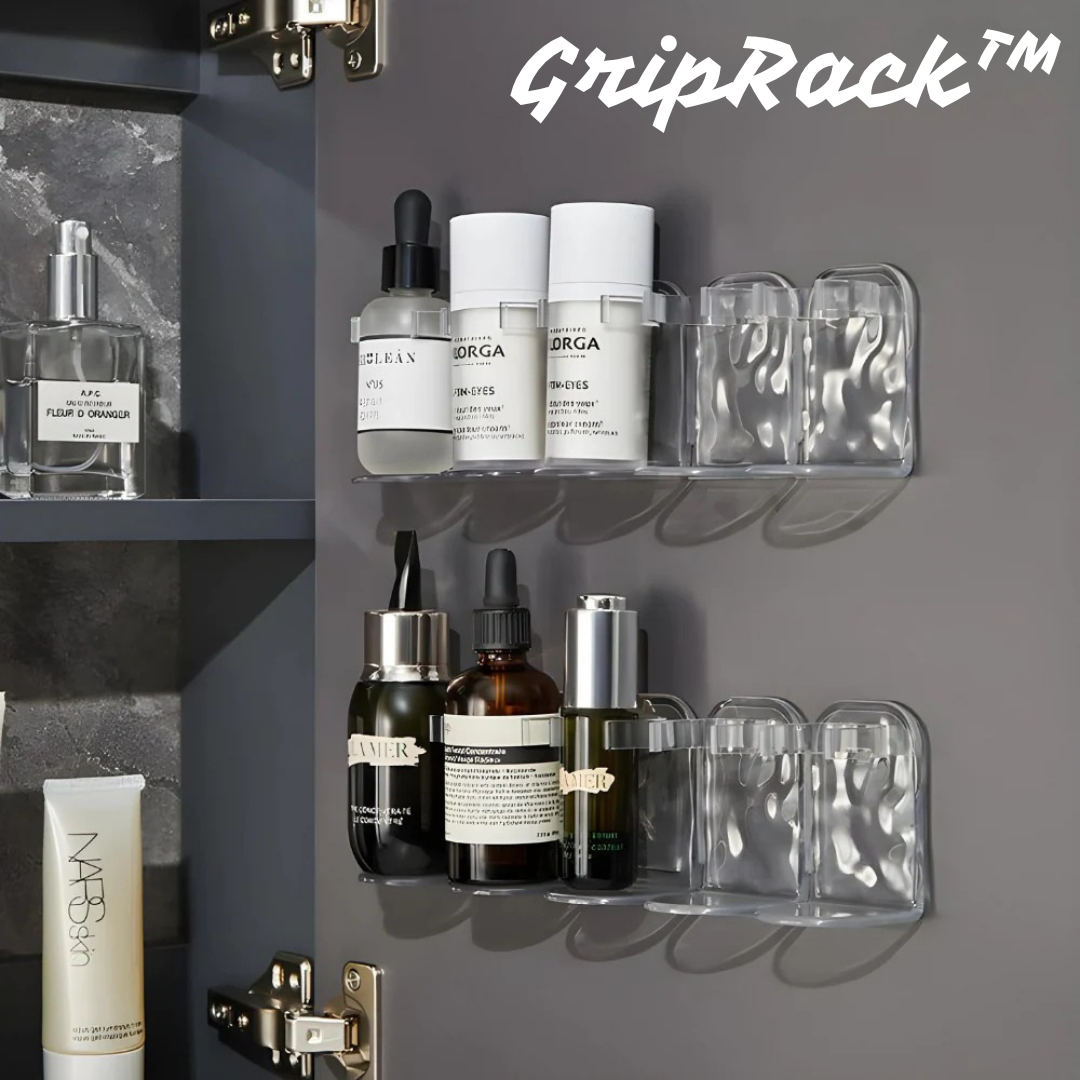 GripRack™ – Wandmontiertes Aufbewahrungsregal (1+1 GRATIS)