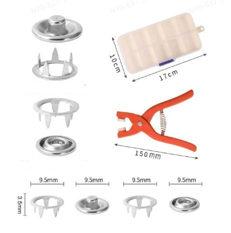 SnapFix™ | DIY-Kit für Druckknopfverschlüsse (1 + 1 SATZ GRATIS)