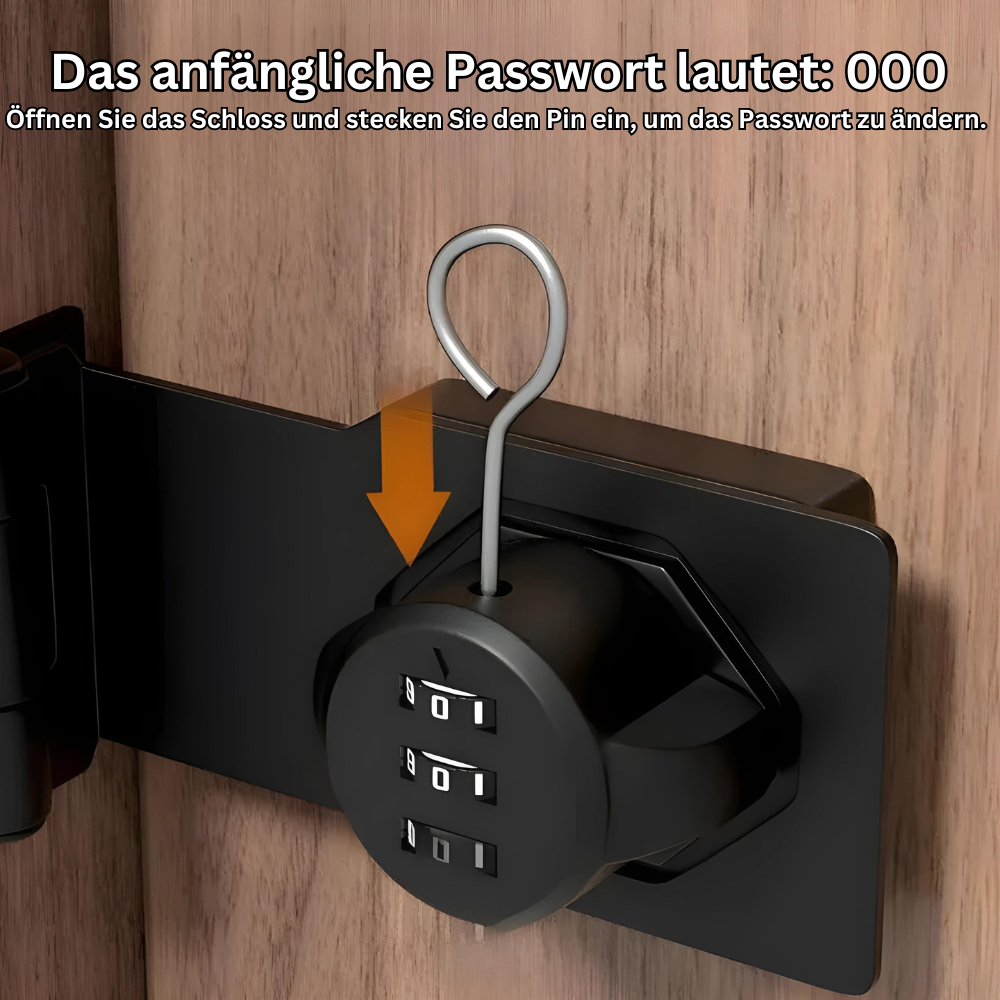 CodeMaster™ - 90-Grad-Zahlenschloss