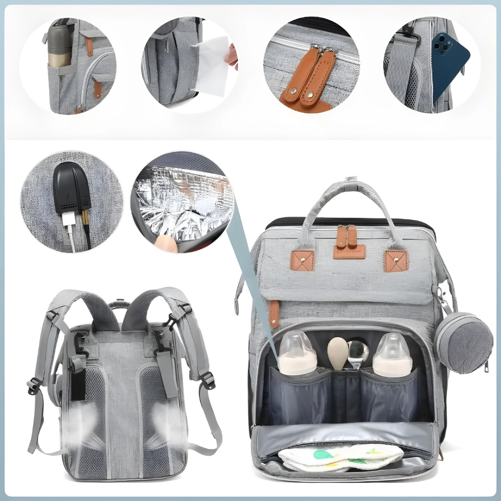DreamNest™ - Baby-Windel-Rucksack