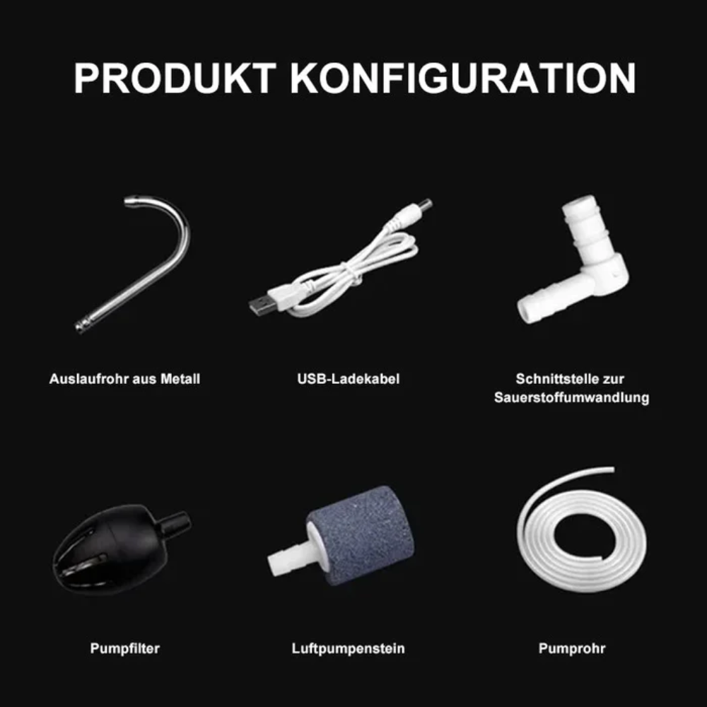 OxyAqua™ - Tragbare Oxygenierungspumpe