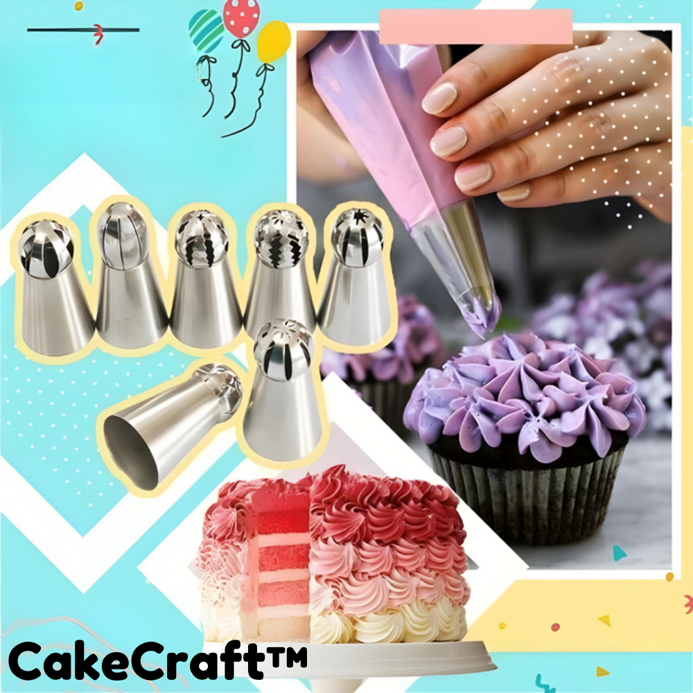 CakeCraft™ – Spritztüllenset für Tortendekoration (36-teilig)