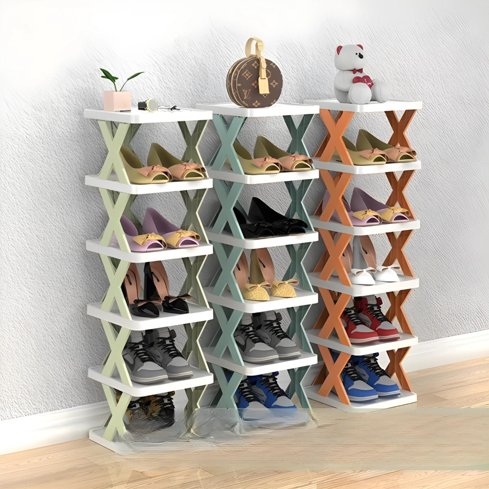 RackGenius™ - Mehrlagiges Schuhregal