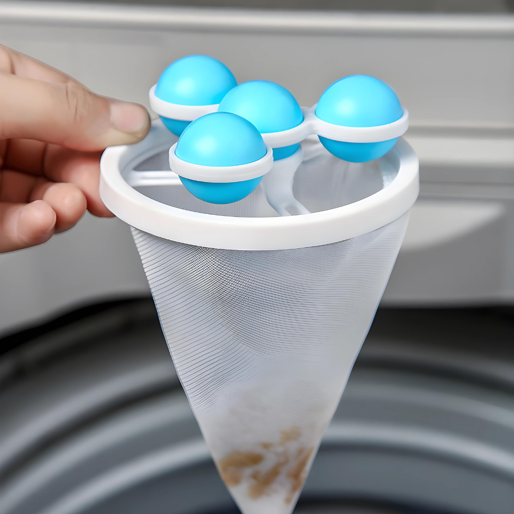 MeshMagic™ - Schwimmender Flusenfilter-Fänger (2+2 GRATIS)