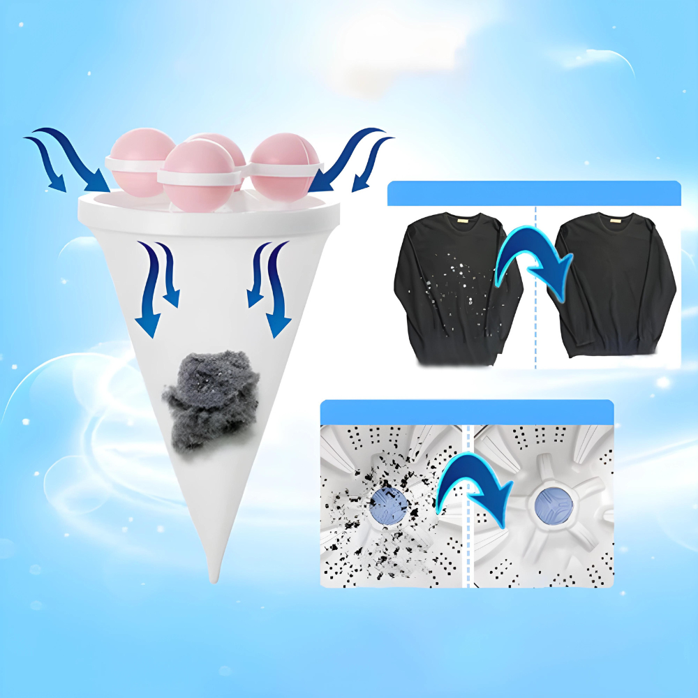 MeshMagic™ - Schwimmender Flusenfilter-Fänger (2+2 GRATIS)