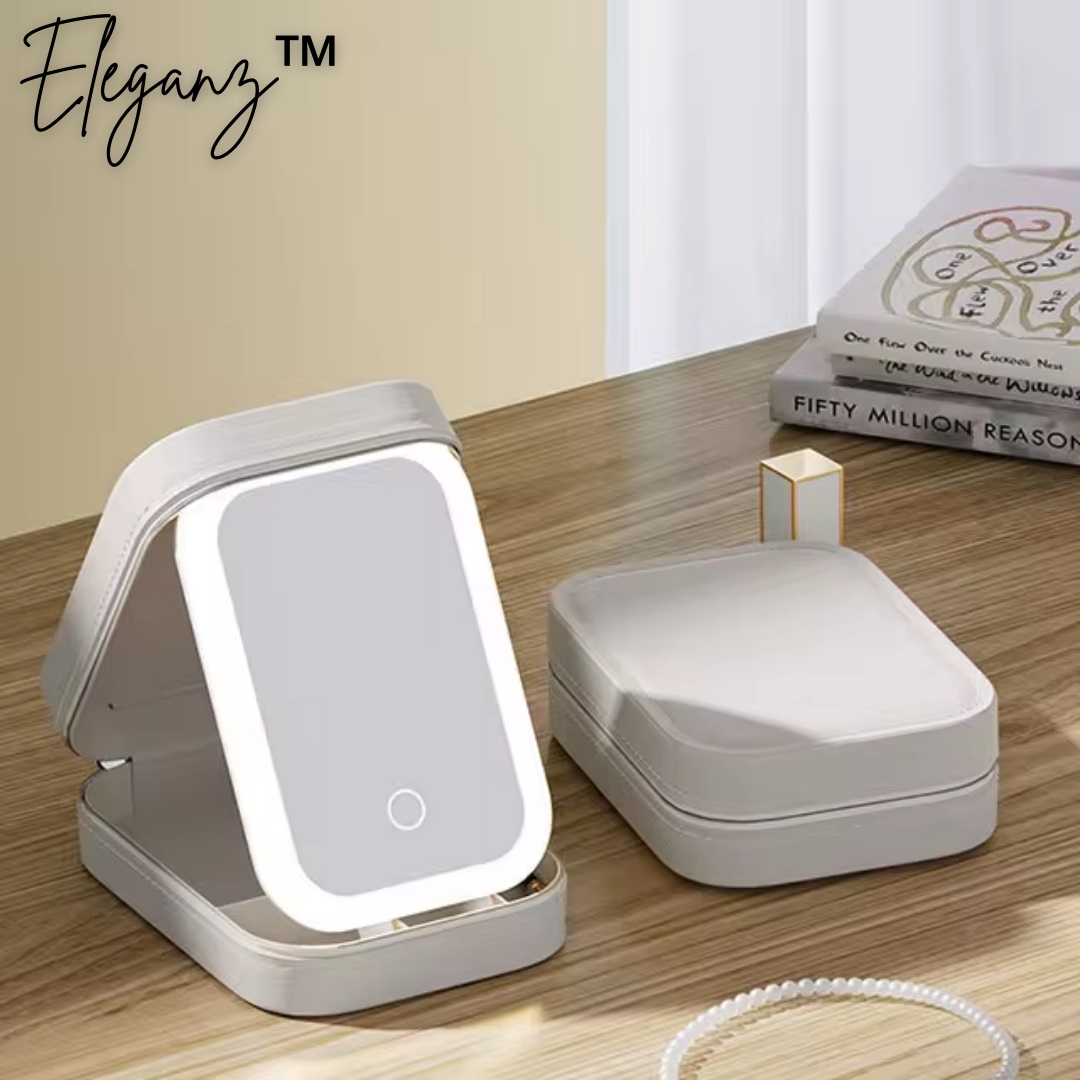 Eleganz™ Make-up-Aufbewahrung mit LED-Licht
