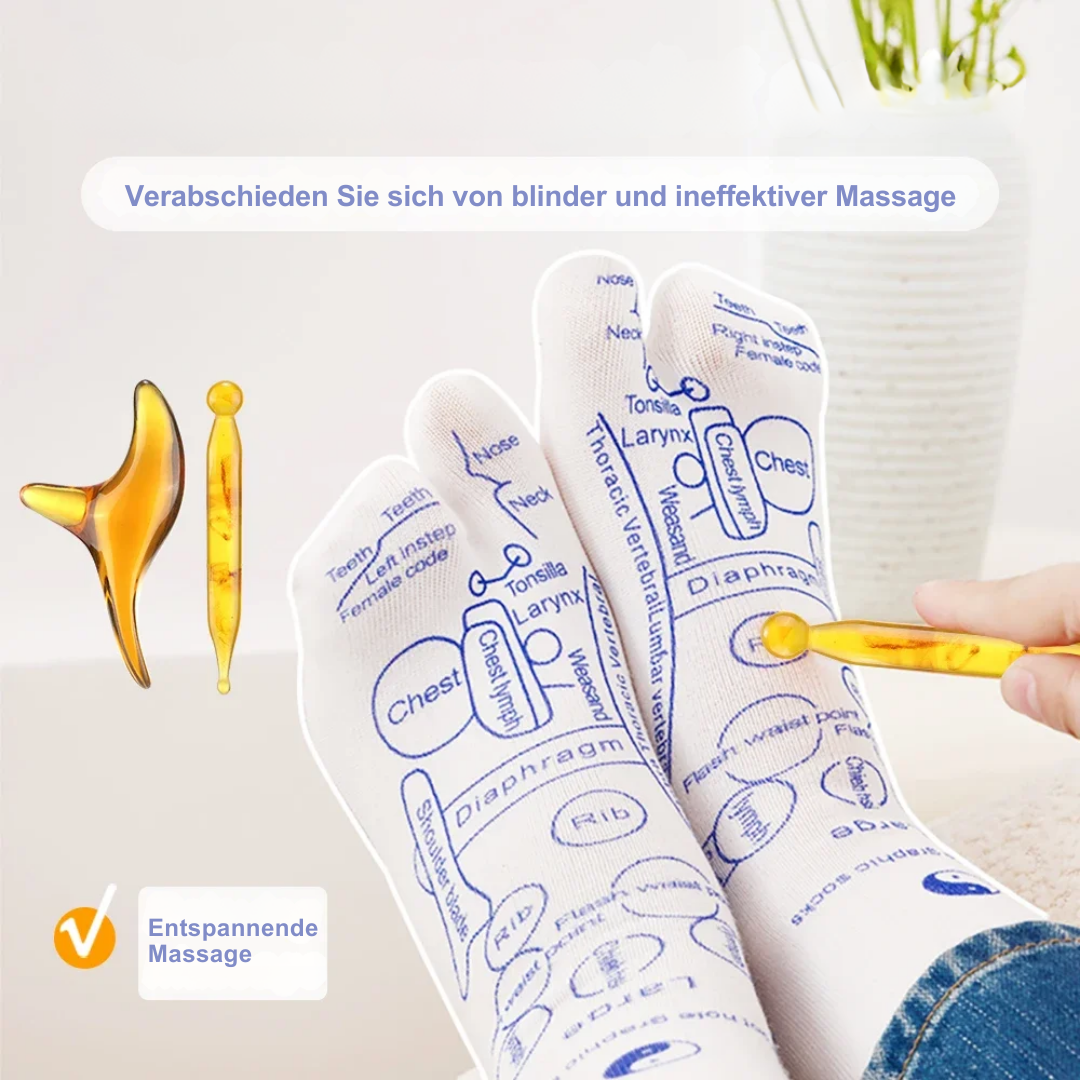 TherapyToes™ Physiotherapie Massage Socken