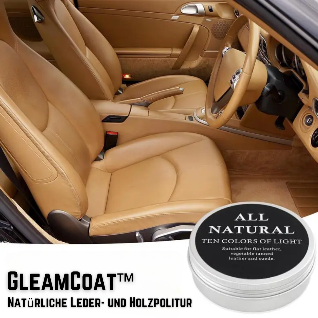 GleamCoat™ Natürliche Leder- und Holzpolitur (1+1 GRATIS)