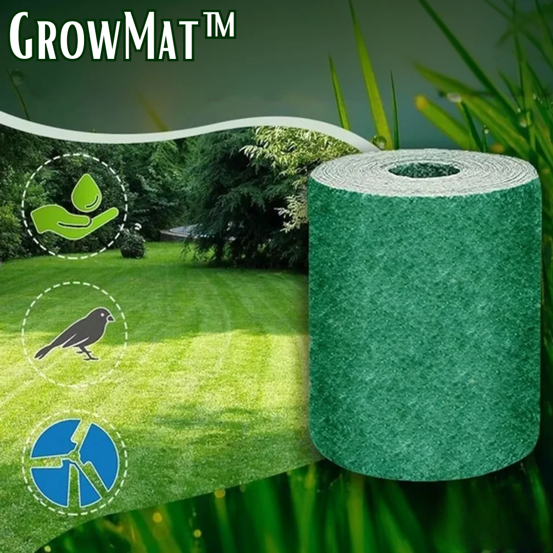 GrowMat™ Biologisch abbaubare Gras-Samenmatte