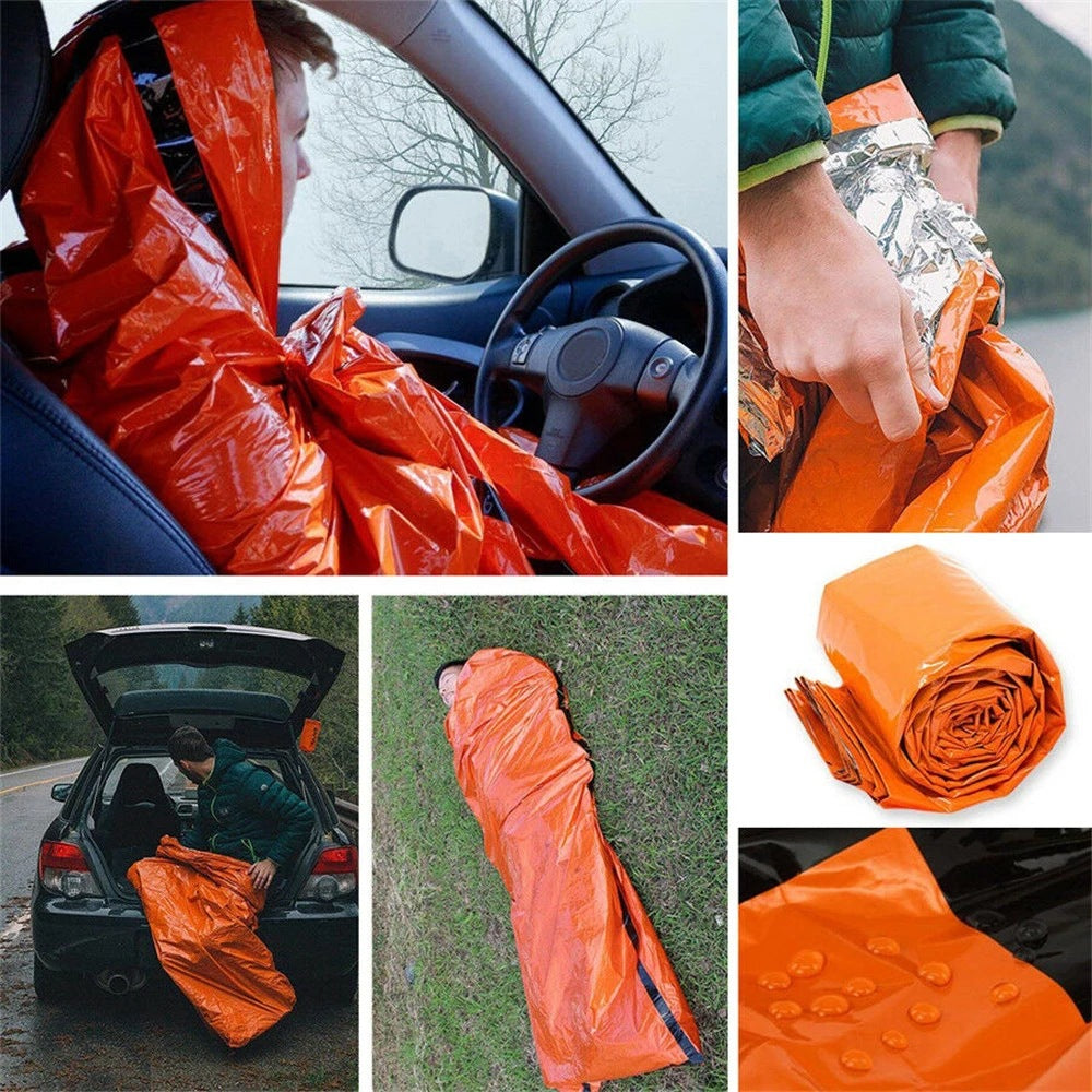 SecureNap™ | Wasserdichter Notfall-Schlafsack (1+1 GRATIS)